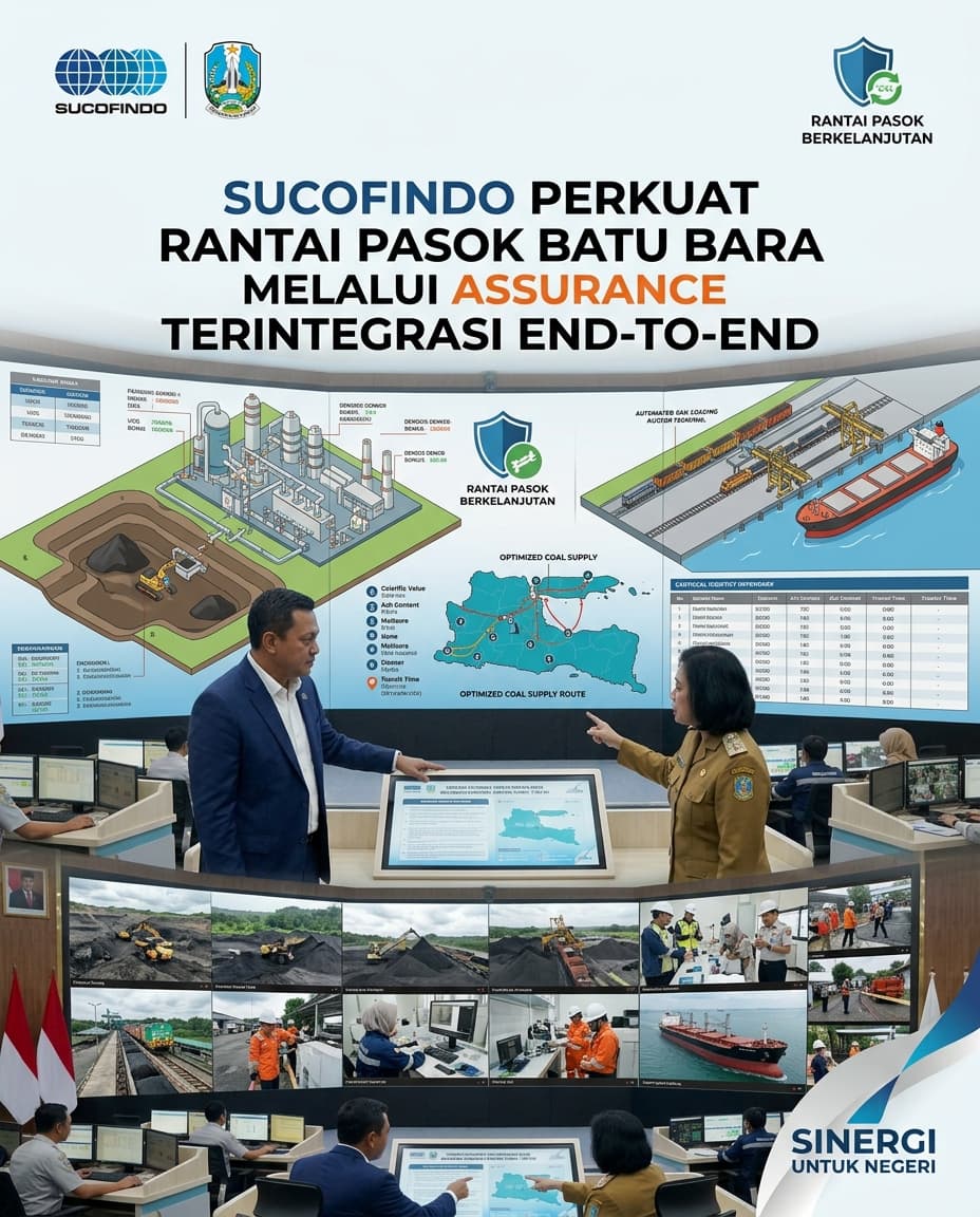 SUCOFINDO PERKUAT RANTAI PASOK BATU BARA MELALUI ASSURANCE TERINTEGRASI END-TO-END