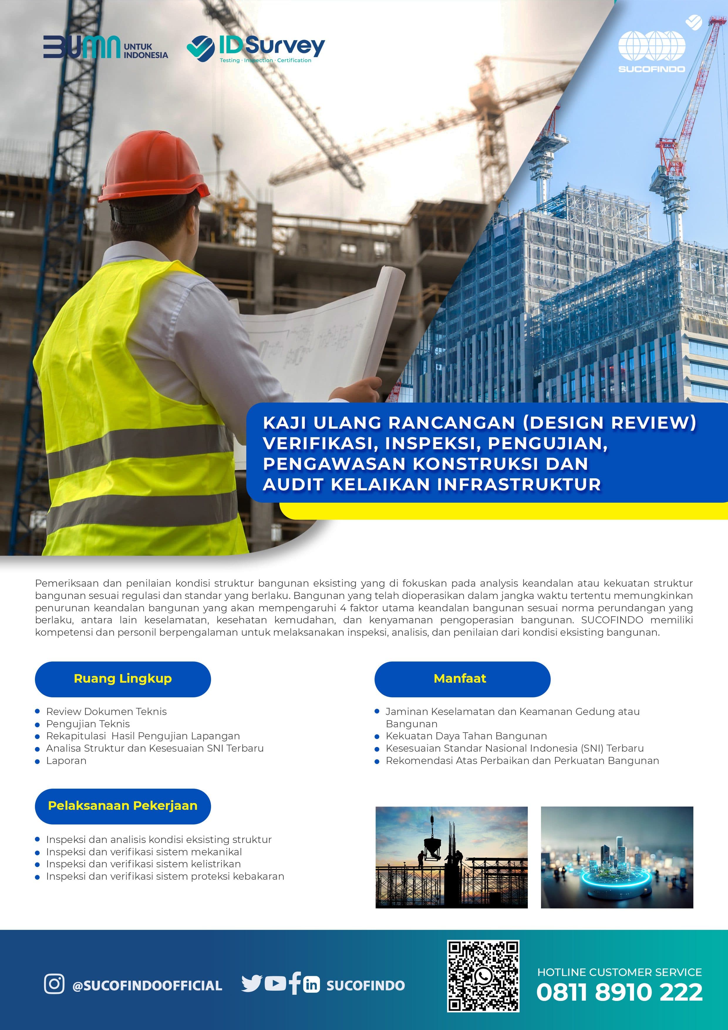 design-review-verification-inspection-testing-construction-supervision-and-infrastructure-feasibility-audit-elucidation